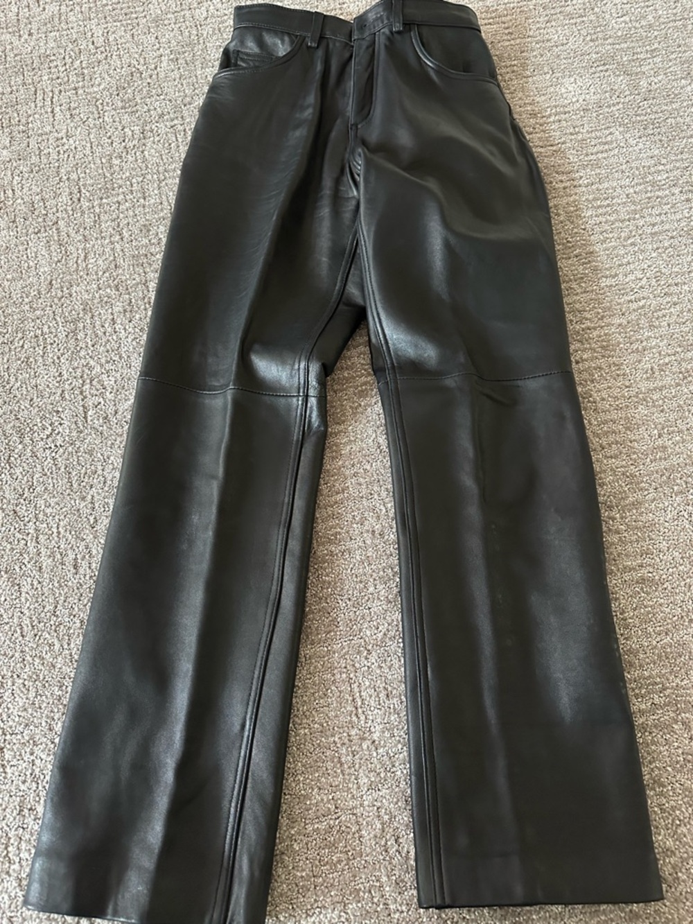 Brandon Thomas Black Leather pants; Size 6